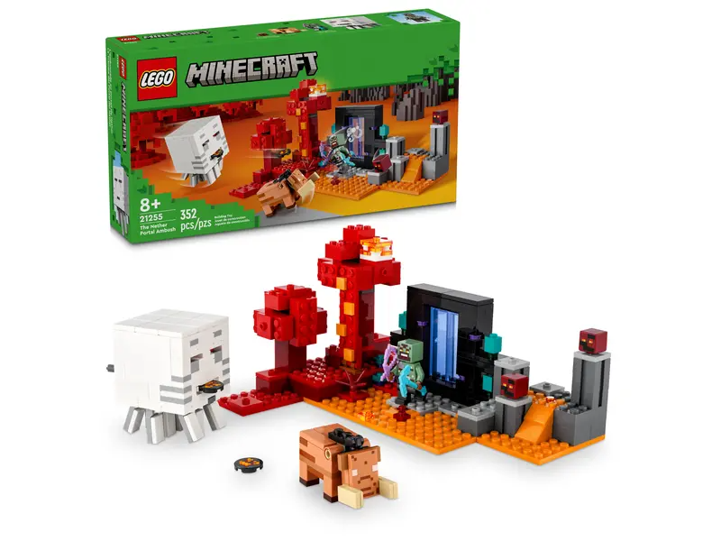 Lego Minecraft 21255 Attack vid Nether-portalen