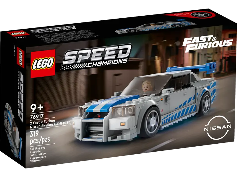Lego Speed 76917 2 Fast 2 Furious Nissan Skyline GT-R (R34)