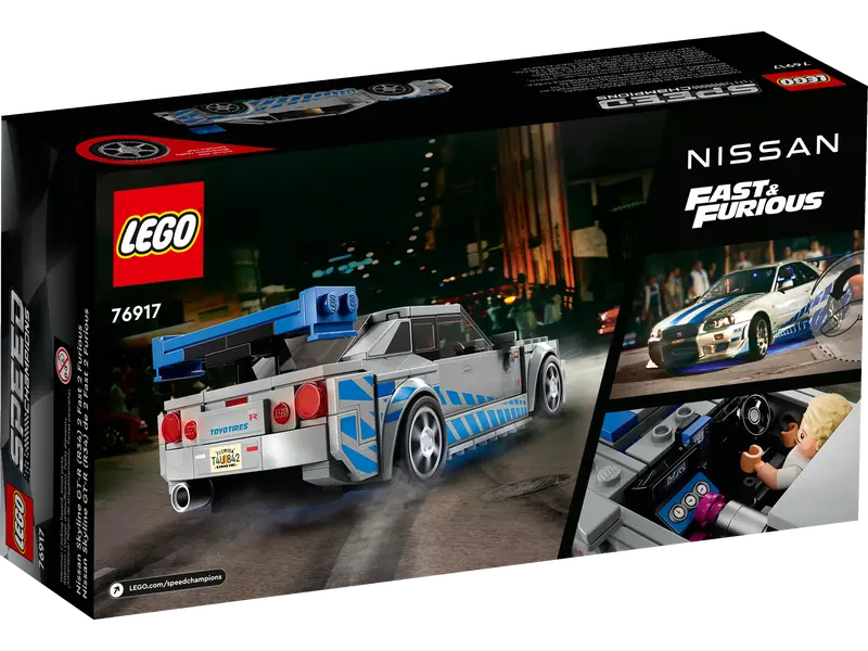 Lego Speed 76917 2 Fast 2 Furious Nissan Skyline GT-R (R34) - 8