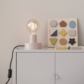 Bord/Vägglampa i Metall Ljusrosa - Kids Concept