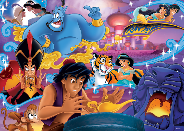 Jumbo Pussel Disney Aladdin, 1000 Bitar - 2