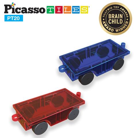 Picasso-Tiles Car Truck Set 2 bitar - 2