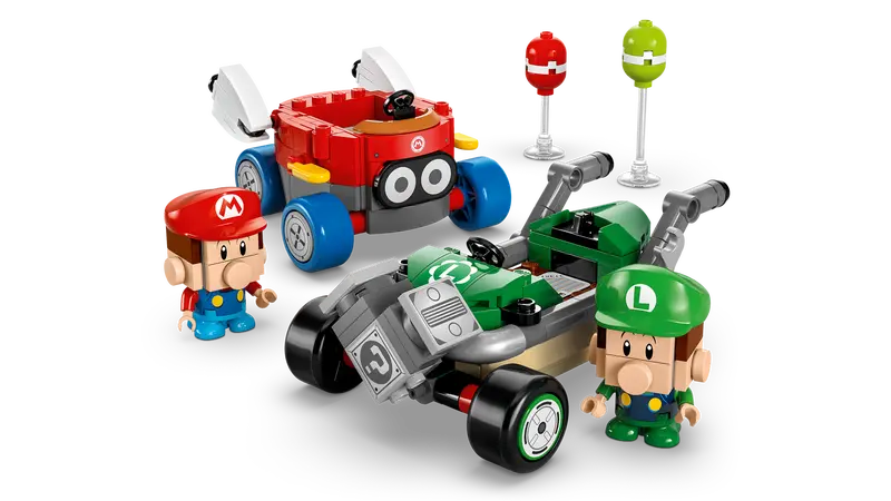 Lego Super Mario 72034 Mario Kart™  Baby Mario mot Baby Luigi - 2