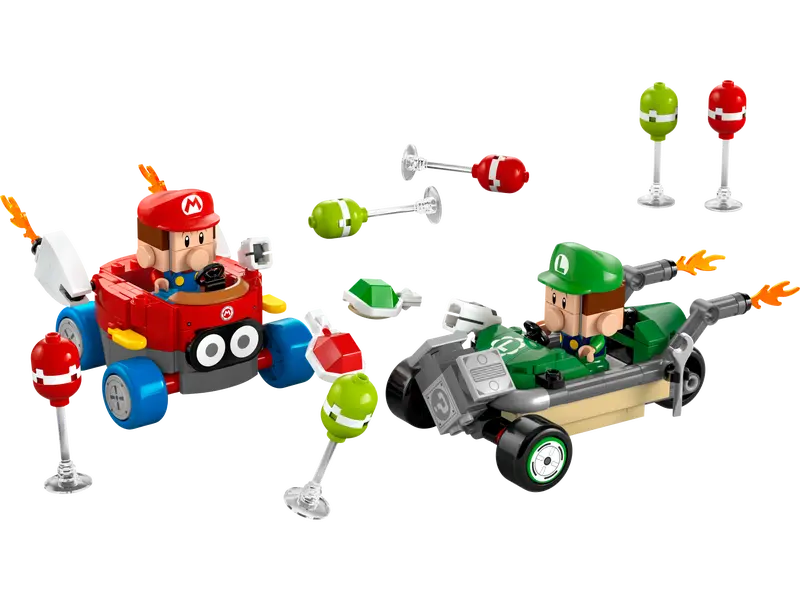 Lego Super Mario 72034 Mario Kart™  Baby Mario mot Baby Luigi - 9