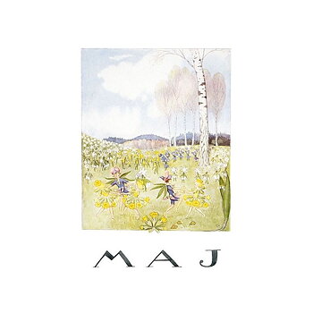 Elsa Beskow Månadskort Maj - Hjelm Förlag