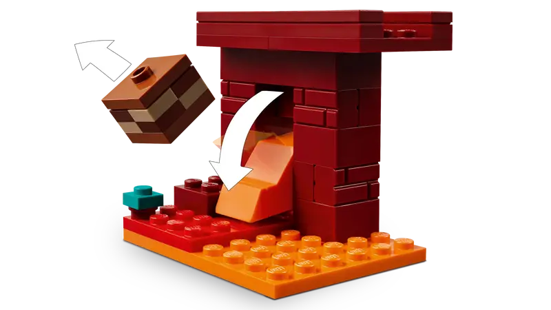 Lego Minecraft 21266 Lavastriden i Nether - 4