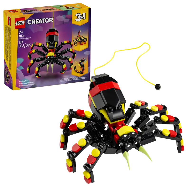 Lego Creator 3in1 31159 Vilda djur: överraskande spindel