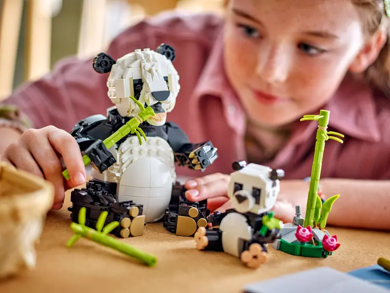 Lego Creator 3in1 31165 Vilda djur: Pandafamilj - 6