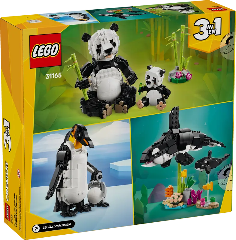 Lego Creator 3in1 31165 Vilda djur: Pandafamilj - 9
