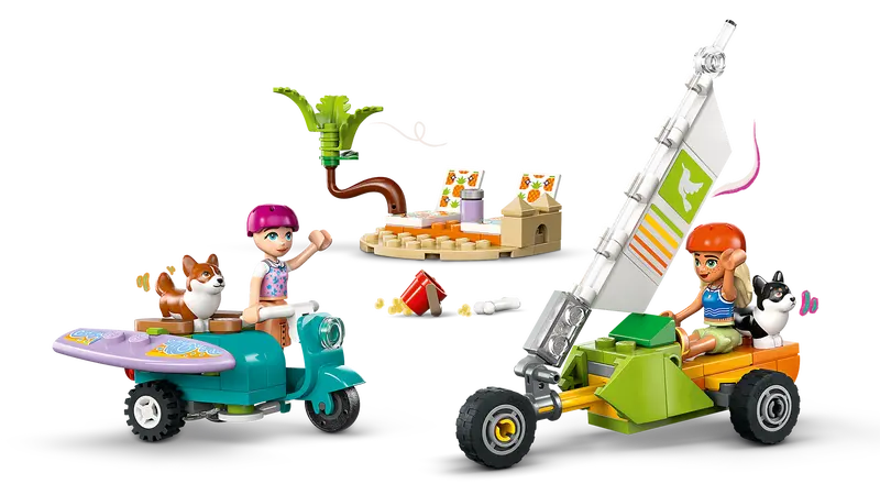 Lego Friends 42641 Äventyr med surfhundar och vespa