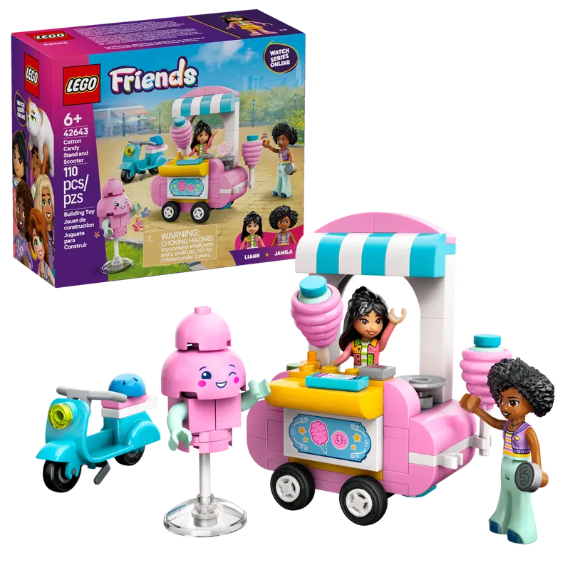 Lego Friends 42643 Sockervaddsstånd och vespa