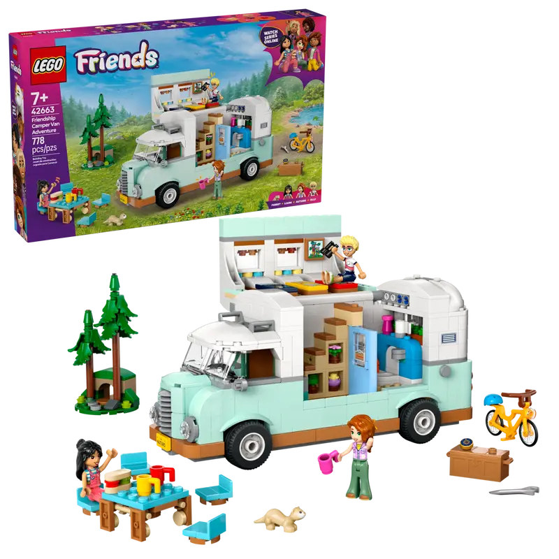Lego Friends 42663 Vänskapsäventyr med husbil