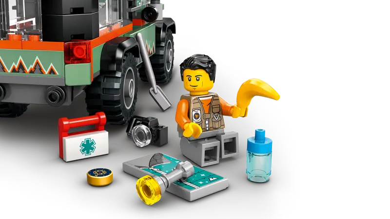 Lego City 60447 4-hjulsdriven terrängbil för bergskörning - 10