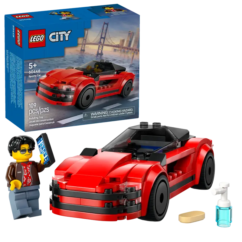 Lego City 60448 Röd sportbil