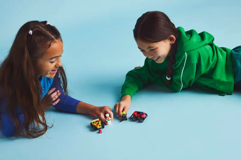 Lego City 60458 Pizzabil mot brandbil racingpaket - 9
