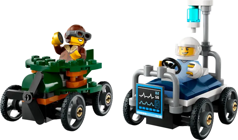 Lego City 60459 Flygplan mot sjukhussäng – racingpaket - 7