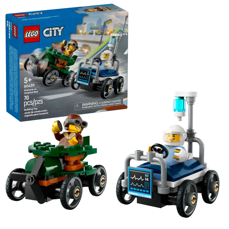 Lego City 60459 Flygplan mot sjukhussäng – racingpaket