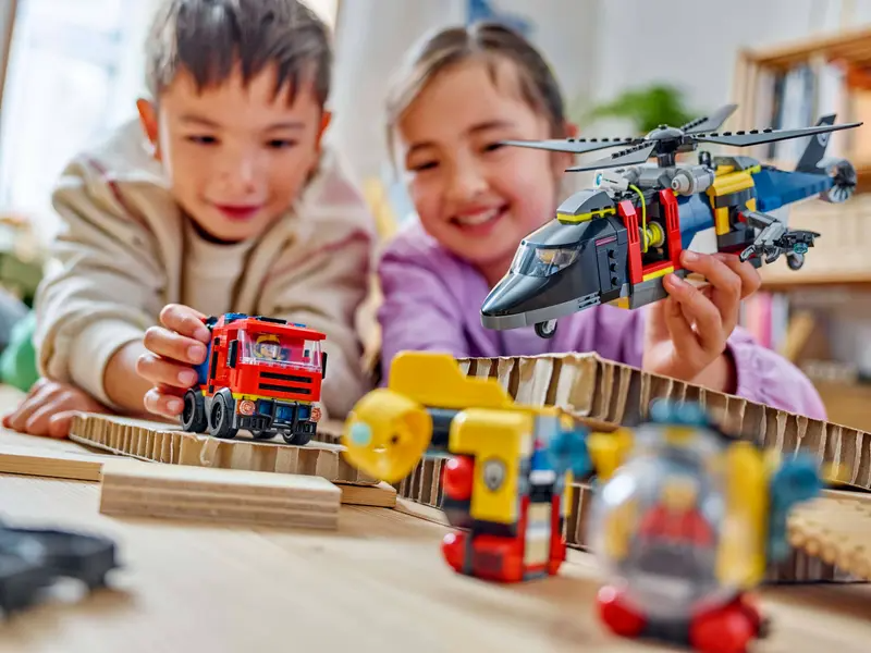 Lego City 60462 Helikopter, brandbil och ubåt - 3