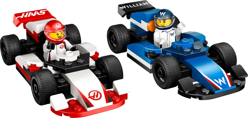 Lego City 60464 F1® Williams Racing & Haas F1® racerbilar - 5