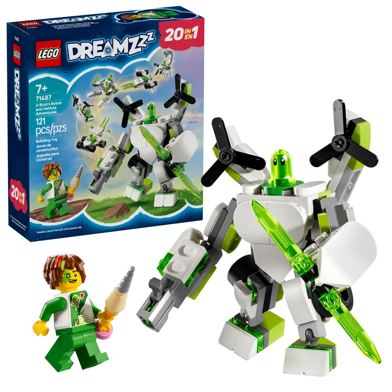 Lego Dreamzzz 71487 Äventyr med Z-Blob-robot och fordon