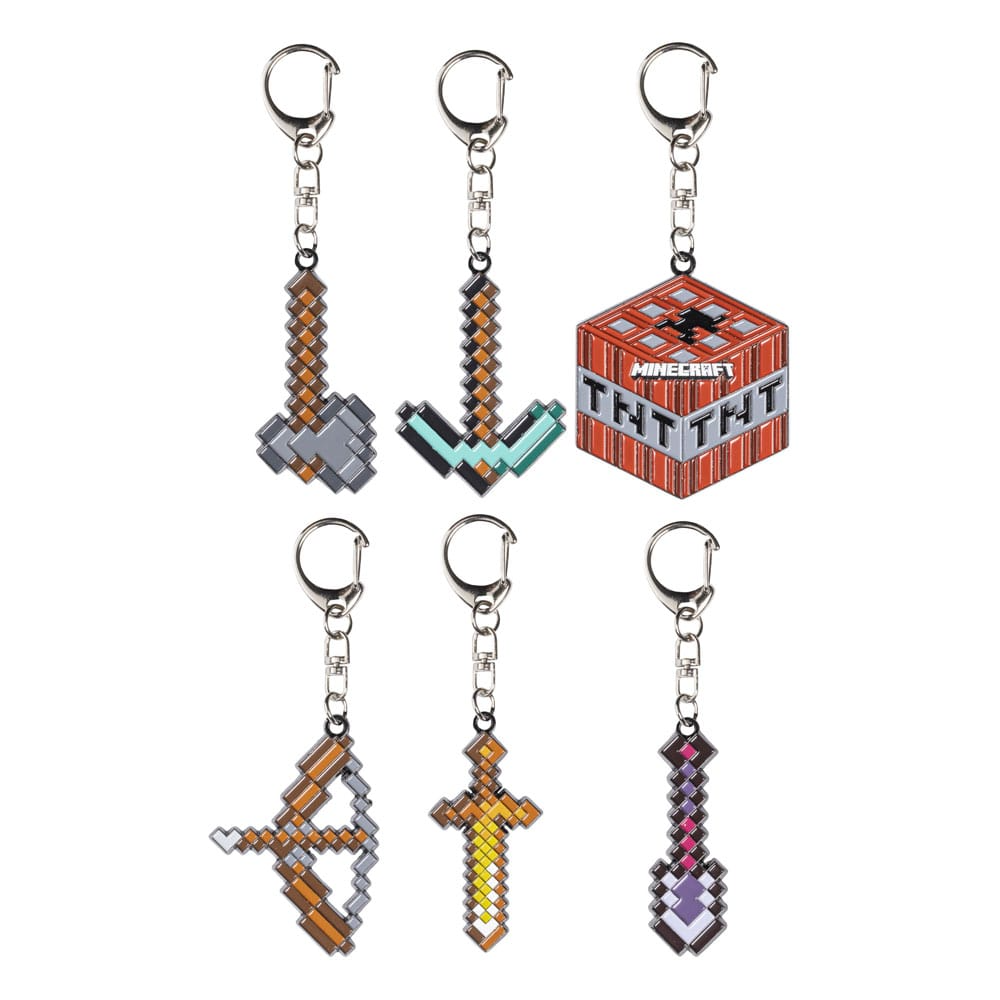 Minecraft Metal Keychains 1 pack - 4