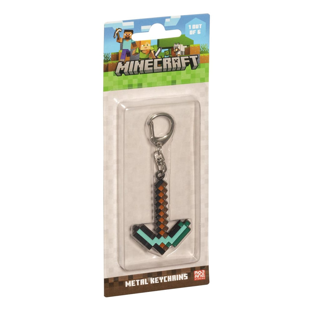 Minecraft Metal Keychains 1 pack - 6