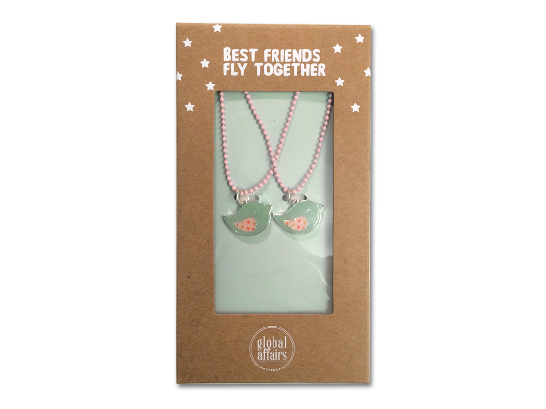 Halsband Fågel Best Friends - Krabat