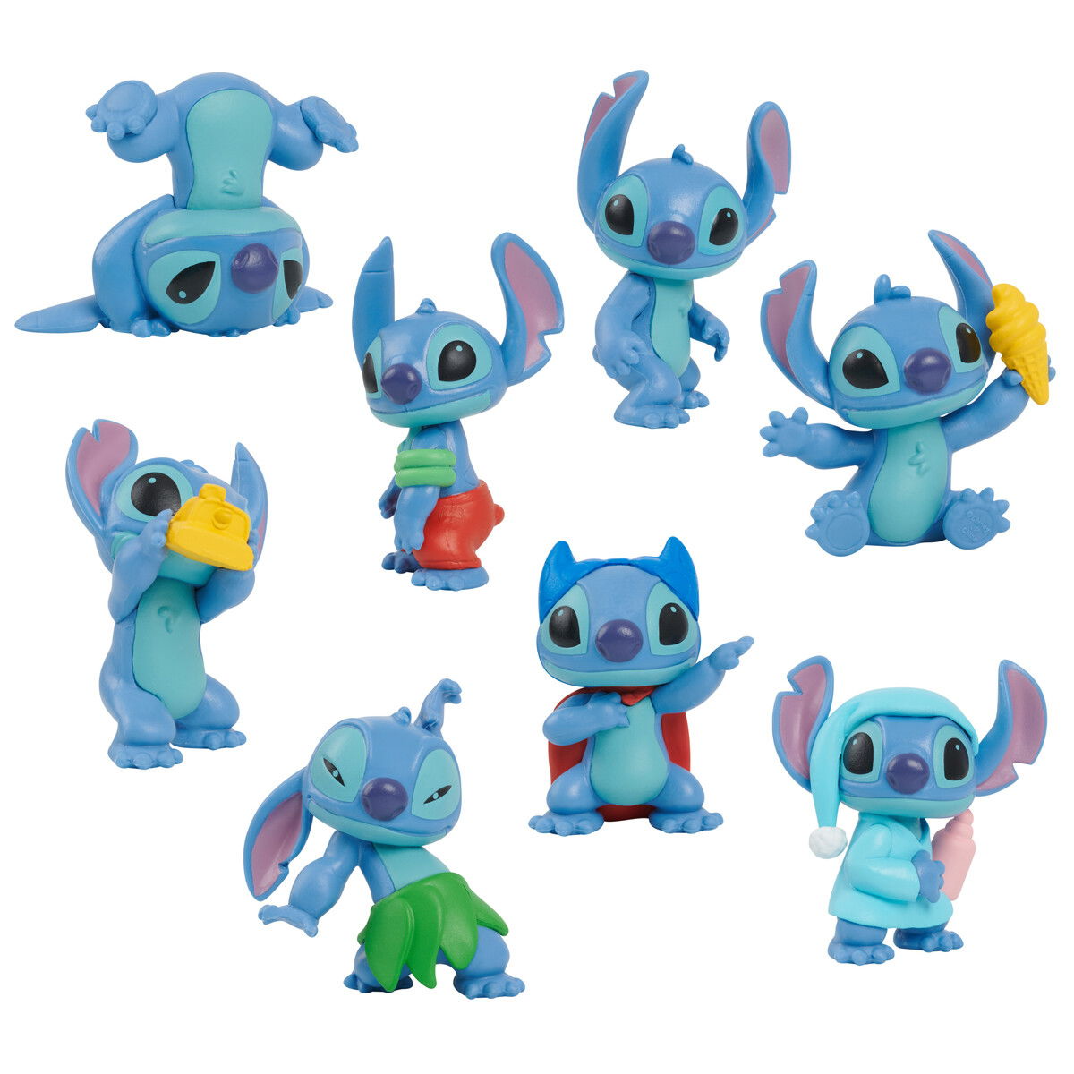 Disney Stitch Figur-set, 8-Pack