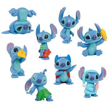 Disney Stitch Figur-set, 8-Pack