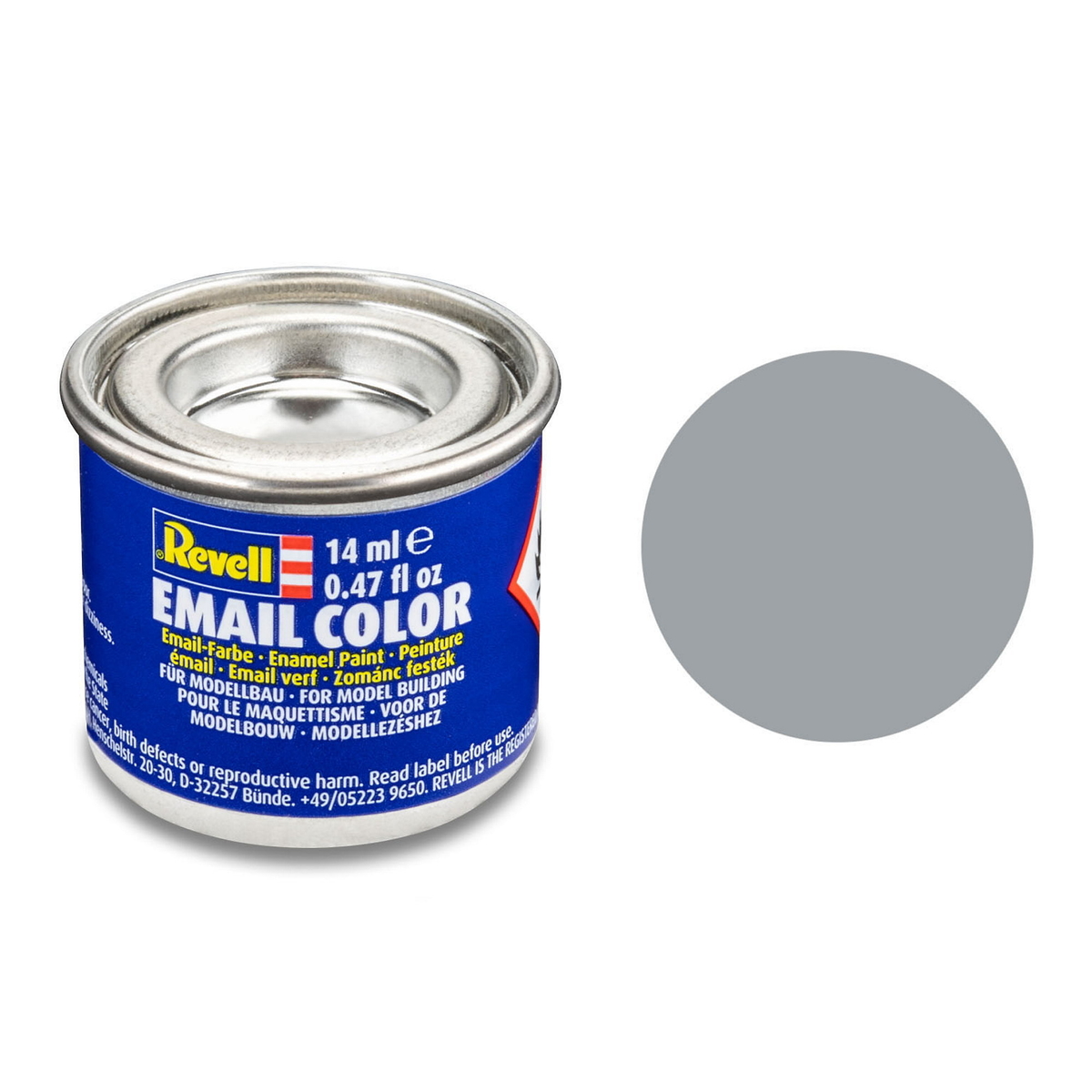 Revell Emaljfärg 14 ml. Light Grey, Nr 76 Matt