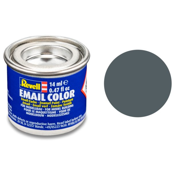 Revell Emaljfärg 14 ml. Dust Grey Matt, Nr 77
