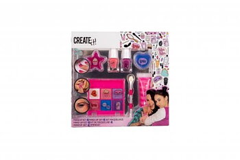 Create it! Sminkset 7 Delar Rosa - Alrico