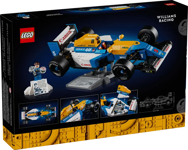 LEGO Icons 10353 Williams Racing FW14B & Nigel Mansell - 11