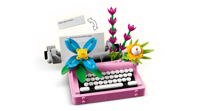 LEGO Creator 31169 Skrivmaskin med blommor - 5