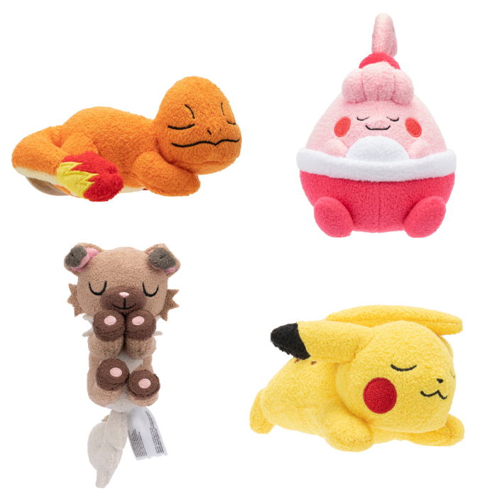 Pokémon Sleeping Plush, 12 cm - 4
