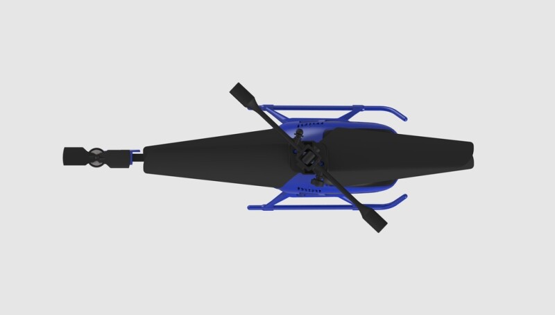 Revolt R/C S100 Mini Helikopter, blå - 4