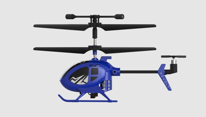 Revolt R/C S100 Mini Helikopter, blå - 2