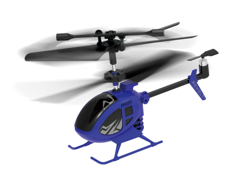 Revolt R/C S100 Mini Helikopter, blå