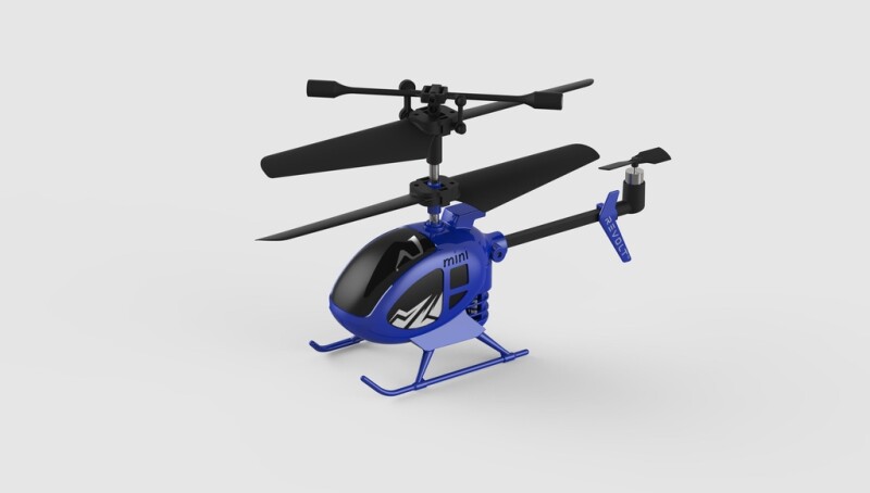 Revolt R/C S100 Mini Helikopter, blå - 6
