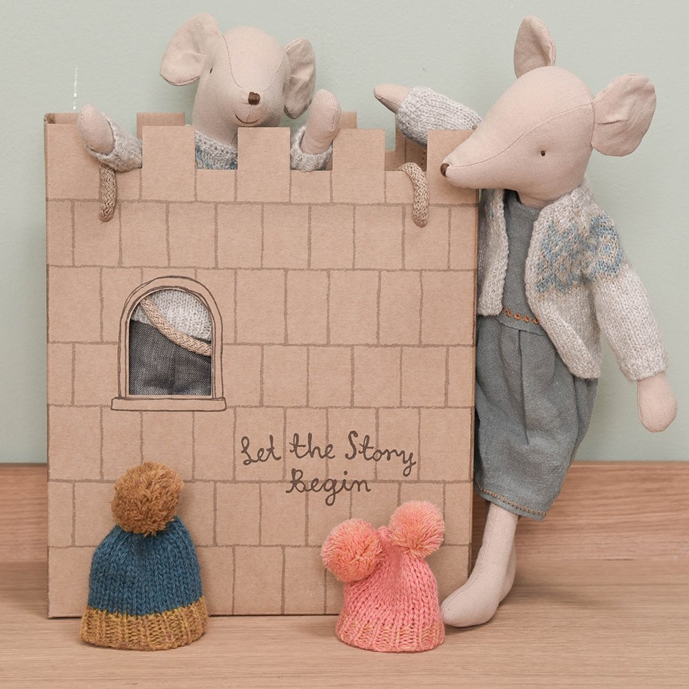 Presentpåse Castle, Let the story begin, Mint -  Maileg - 2