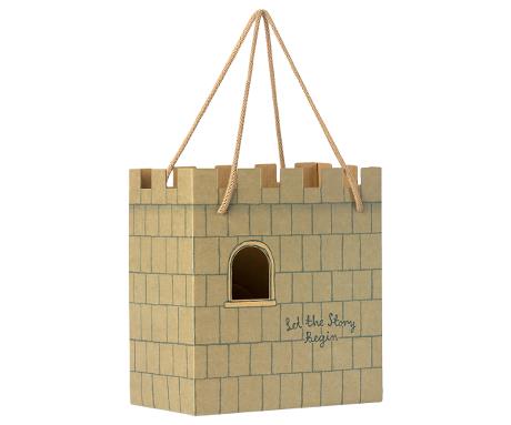 Presentpåse Castle, Let the story begin, Mint -  Maileg