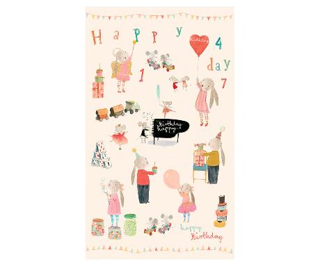 Maileg Presentpapper Happy Day, 10 m - Maileg - 2