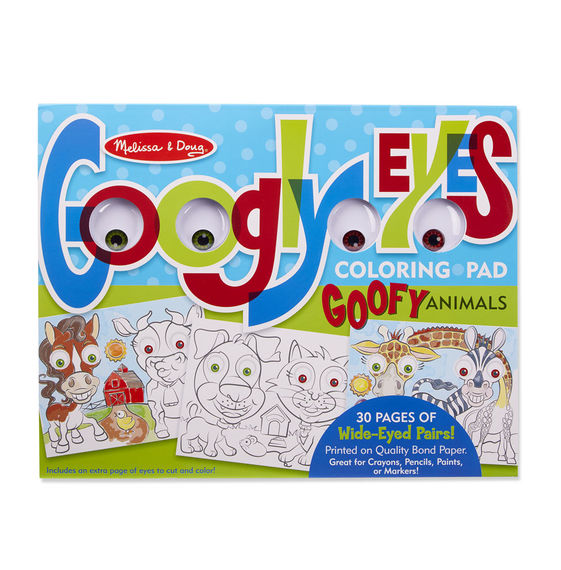 Googly Eyes målarbok, Djur - Melissa & Doug