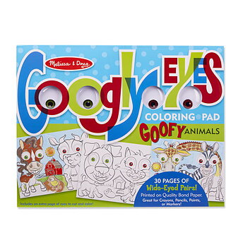 Googly Eyes målarbok, Djur - Melissa & Doug