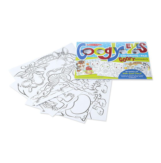 Googly Eyes målarbok, Djur - Melissa & Doug - 3