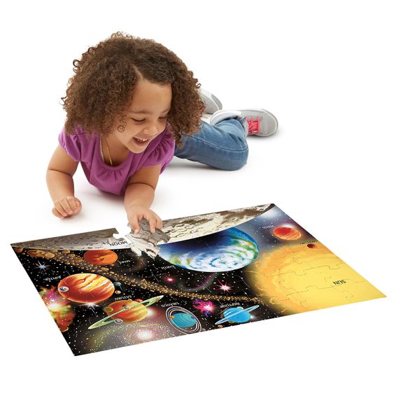 Stort Golvpussel Solsystemet - Melissa & Doug - 3