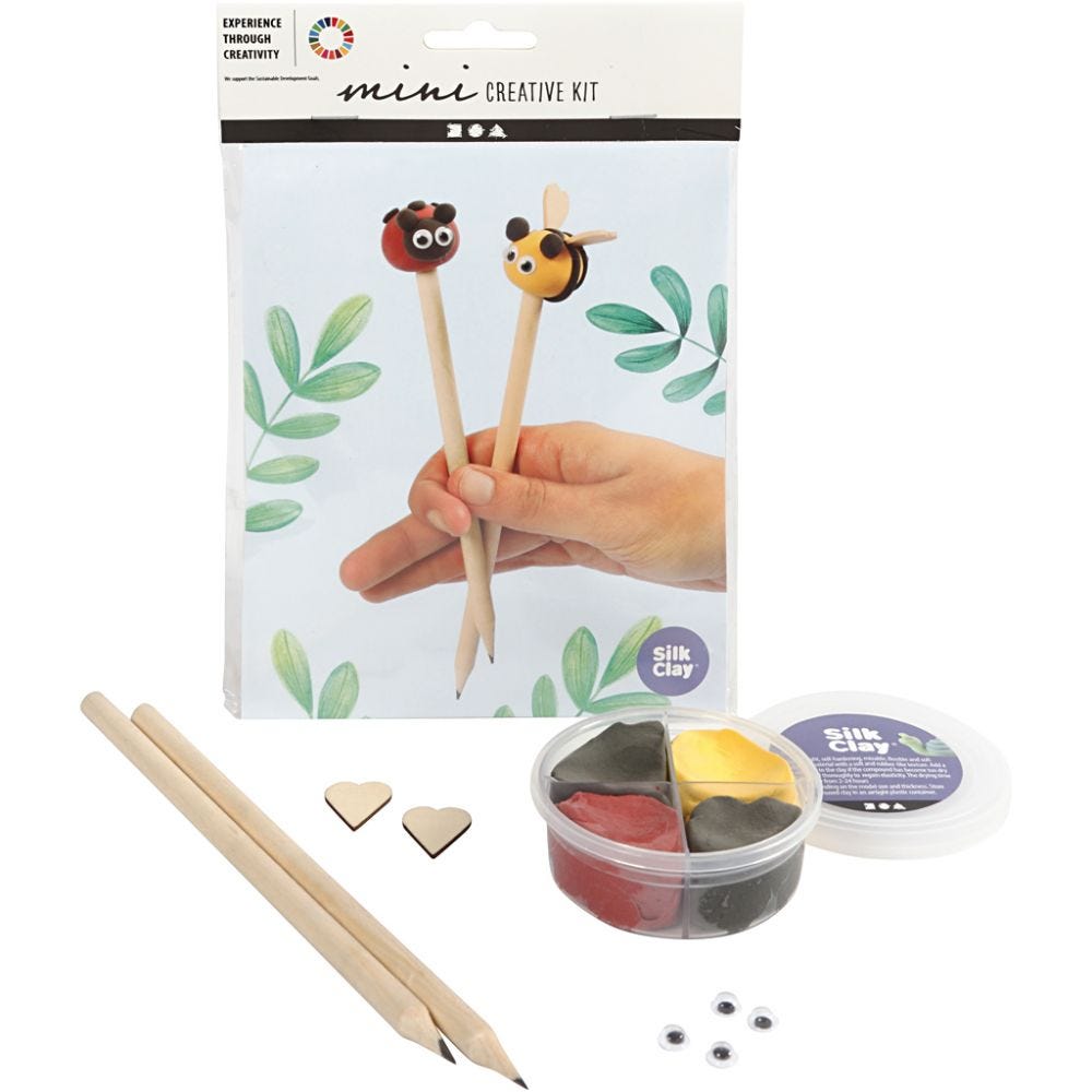 Mini Creative Kit Insekter, Pennfigurer - Creativ Company