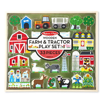 Bondgård och Traktor Lek Set - Melissa & Doug