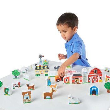 Bondgård och Traktor Lek Set - Melissa & Doug