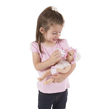 Docka Annie, Drink & Wet doll - Melissa & Doug